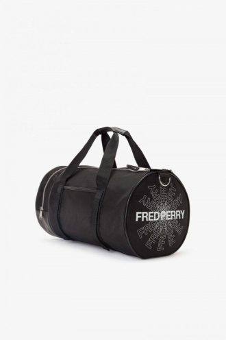 Bolsas de barril con estampado gráfico