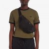 Bolsos cruzados de tricot con cinta tonal