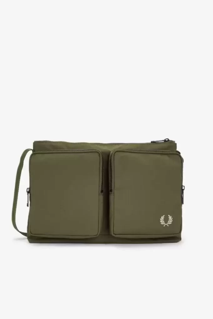 Bolsos de hombre con bolsillos laterales de nailon Bolsos de hombre con bolsillos laterales de nailon