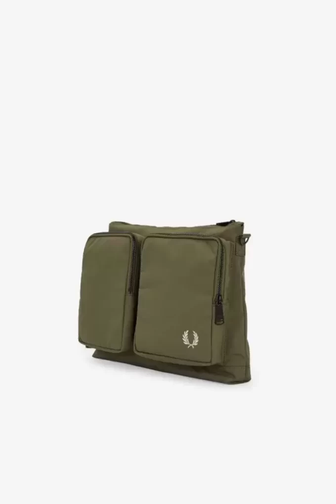 Bolsos de hombre con bolsillos laterales de nailon Bolsos de hombre con bolsillos laterales de nailon