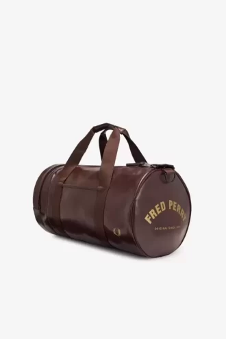 Bolsos de hombre con diseño de barril tonal