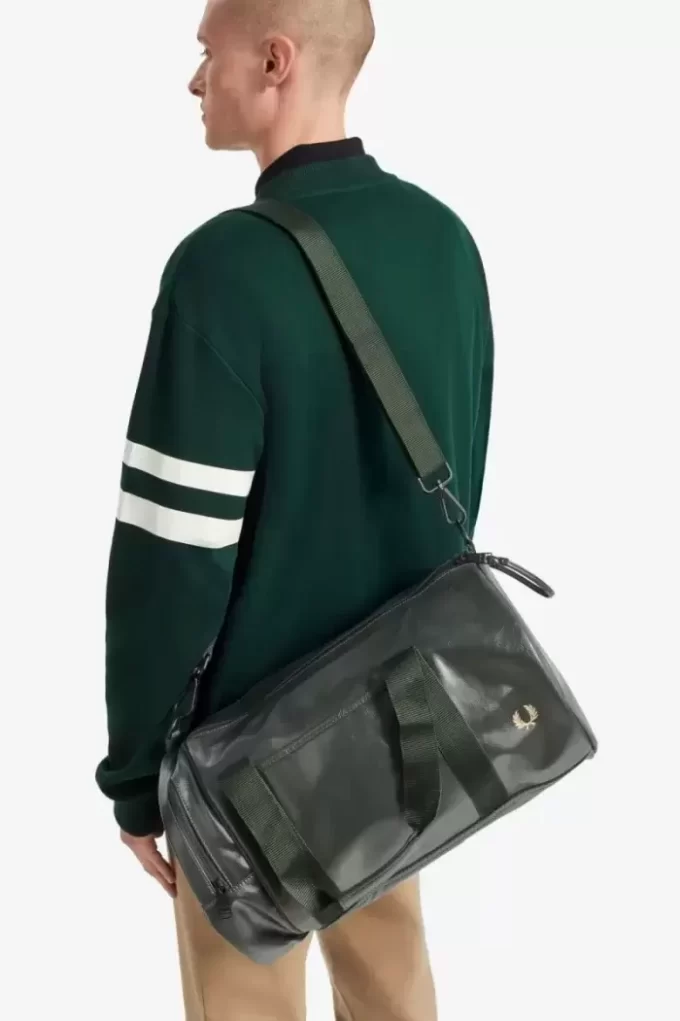 Bolsos de hombre con diseño de barril tonal Bolsos de hombre con diseño de barril tonal