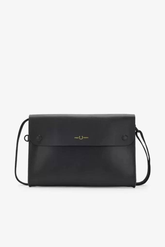 Bolsos Sacoche de piel bruñida para hombre