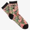Calcetines de mujer con estampado de palmeras Calcetines de mujer con estampado de palmeras