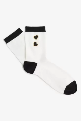Calcetines de mujer con forma de corazón