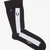 Calcetines de piqué a rayas