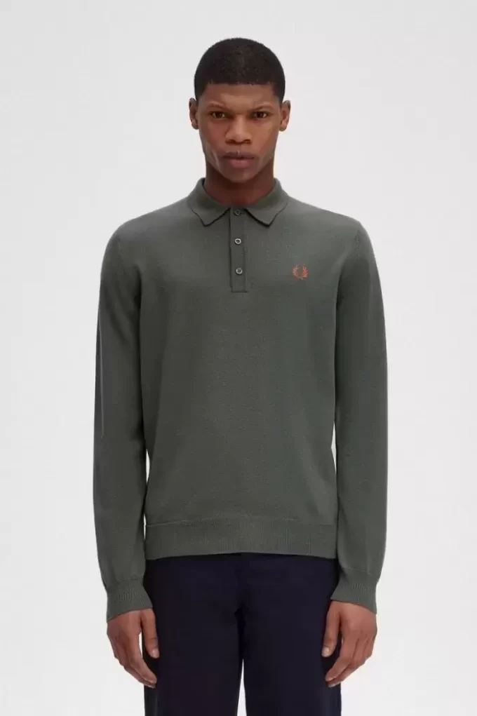 Camisa clásica de punto para hombre Camisa clásica de punto para hombre
