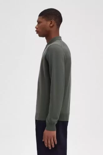 Camisa clásica de punto para hombre