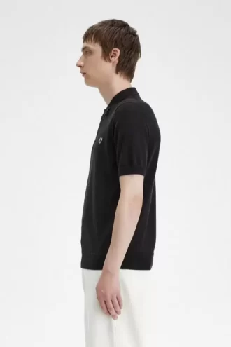 Camisa clásica de punto para hombre
