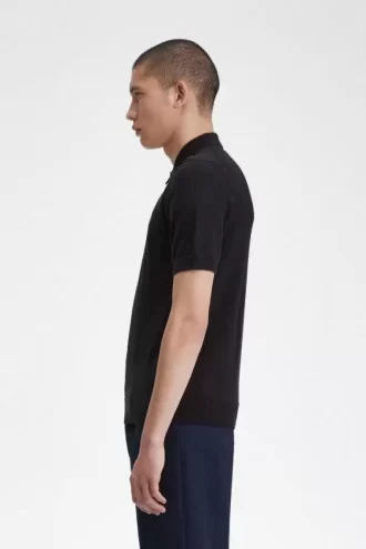 Camisa clásica de punto para hombre