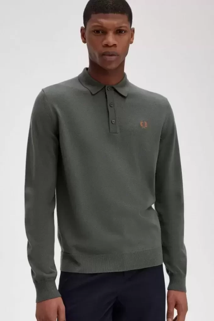 Camisa clásica de punto para hombre Camisa clásica de punto para hombre