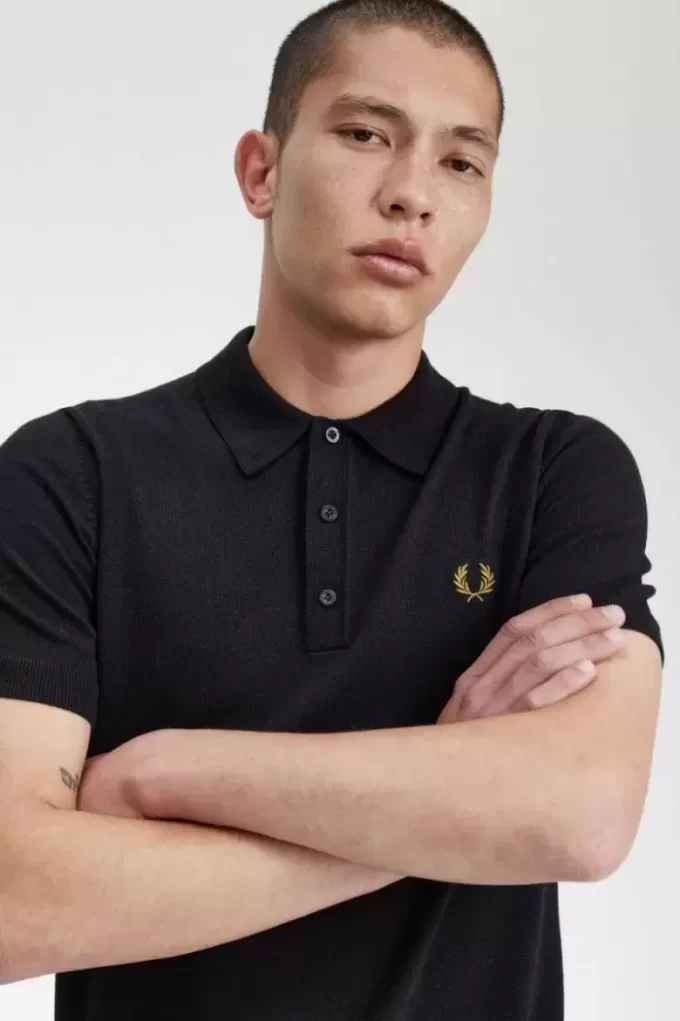 Camisa clásica de punto para hombre Camisa clásica de punto para hombre