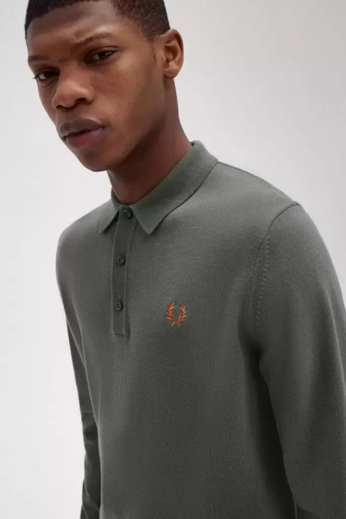 Camisa clásica de punto para hombre Camisa clásica de punto para hombre
