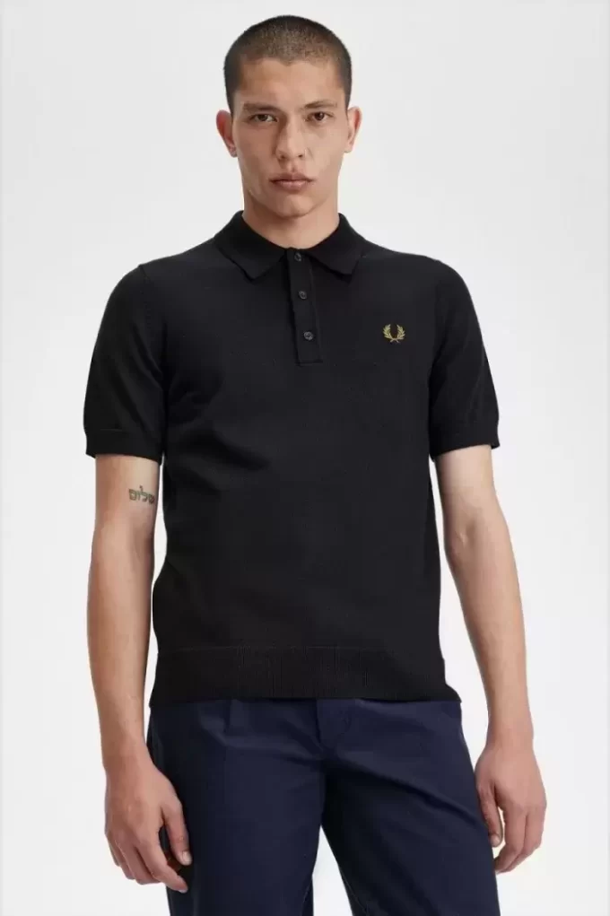 Camisa clásica de punto para hombre Camisa clásica de punto para hombre