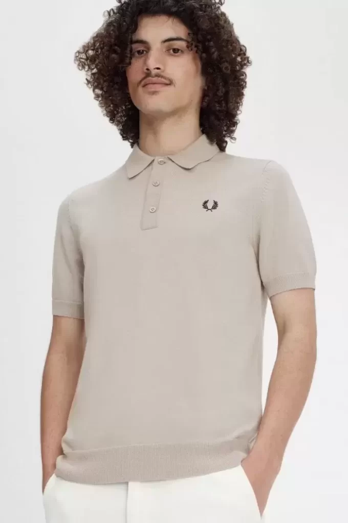 Camisa clásica de punto para hombre Camisa clásica de punto para hombre