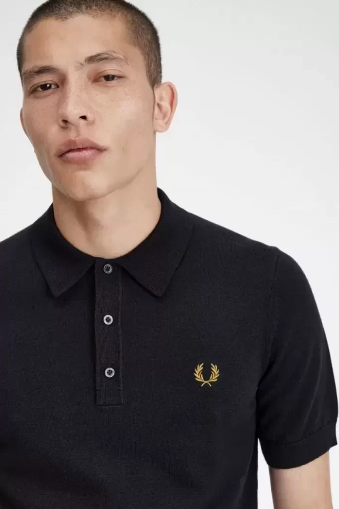 Camisa clásica de punto para hombre Camisa clásica de punto para hombre