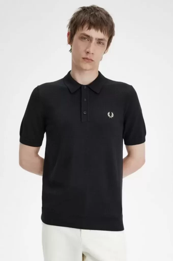 Camisa clásica de punto para hombre Camisa clásica de punto para hombre