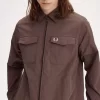 Camisa con cremallera Fred Perry para hombre Camisa con cremallera Fred Perry para hombre