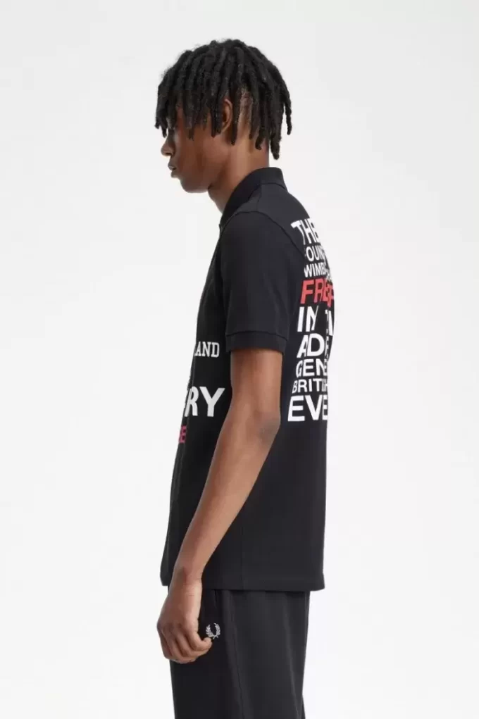 Camisa con el logotipo de Fred Perry para hombre Camisa con el logotipo de Fred Perry para hombre