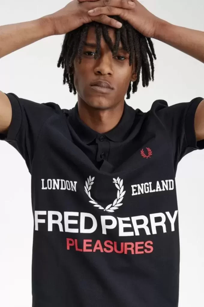 Camisa con el logotipo de Fred Perry para hombre Camisa con el logotipo de Fred Perry para hombre