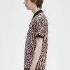 Camisa con estampado de cebra para hombre Camisa con estampado de cebra para hombre