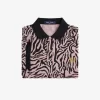 Camisa con estampado de cebra para hombre Camisa con estampado de cebra para hombre