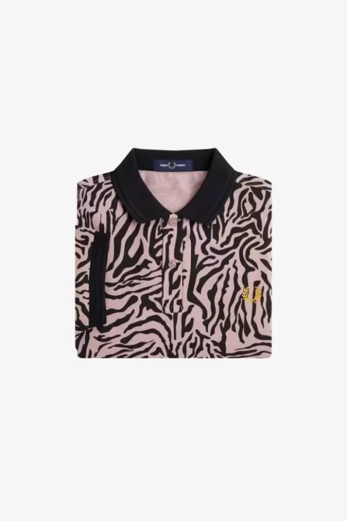Camisa con estampado de cebra para hombre Camisa con estampado de cebra para hombre