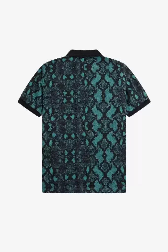 Camisa con estampado de serpiente para hombre Camisa con estampado de serpiente para hombre