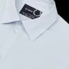 Camisa de hombre con detalle de parche de gran tamaño Camisa de hombre con detalle de parche de gran tamaño