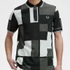 Camisa de hombre con estampado de píxeles Camisa de hombre con estampado de píxeles