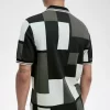 Camisa de hombre con estampado de píxeles Camisa de hombre con estampado de píxeles