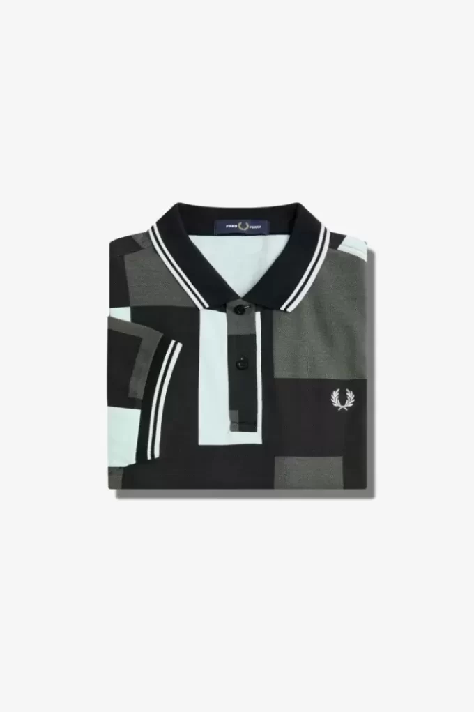Camisa de hombre con estampado de píxeles Camisa de hombre con estampado de píxeles