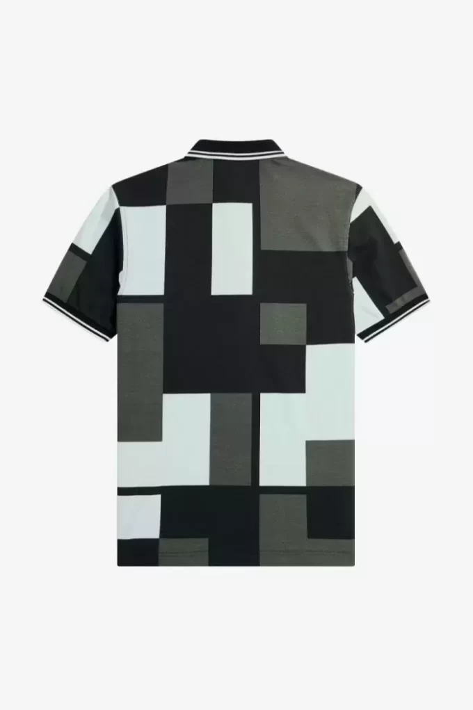 Camisa de hombre con estampado de píxeles Camisa de hombre con estampado de píxeles