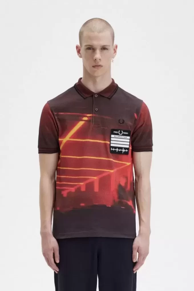 Camisa de hombre con estampado gráfico
