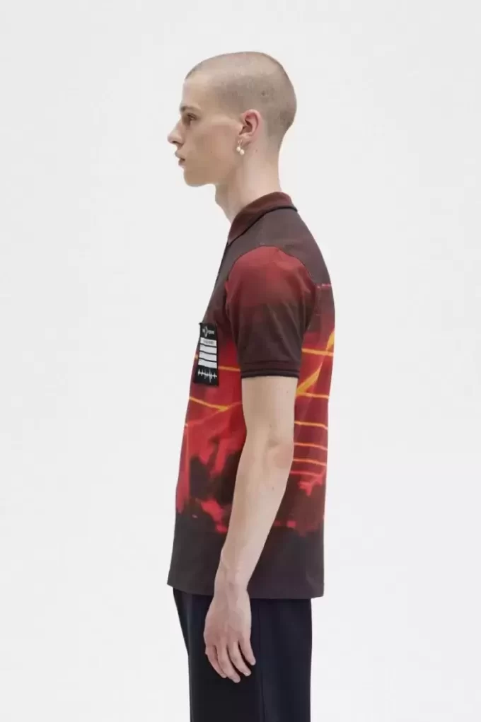 Camisa de hombre con estampado gráfico