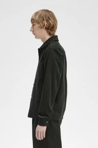 Camisa de hombre con pana de gofre