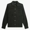 Camisa de hombre con pana de gofre