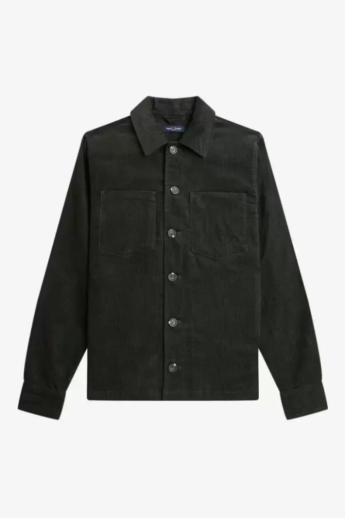 Camisa de hombre con pana de gofre