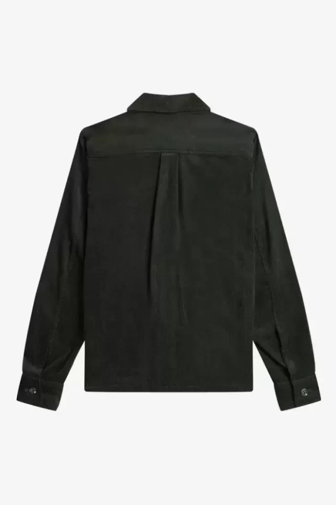 Camisa de hombre con pana de gofre