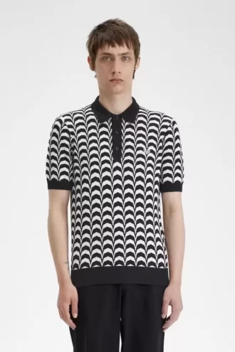 Camisa de hombre de punto jacquard Camisa de hombre de punto jacquard