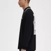 Camisa de manga larga con gráfico Rave para hombre