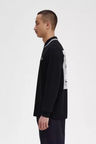 Camisa de manga larga con gráfico Rave para hombre
