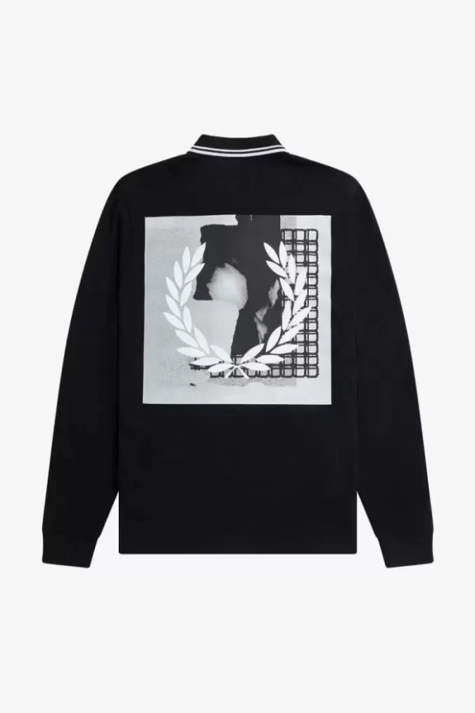 Camisa de manga larga con gráfico Rave para hombre