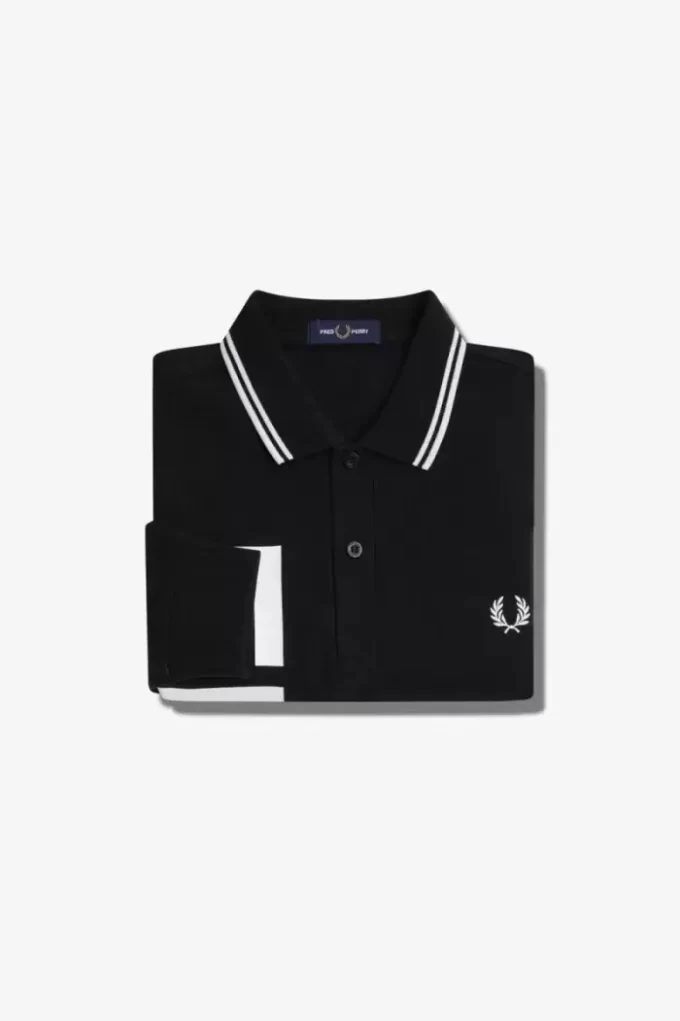 Camisa de manga larga con gráficos llamativos para hombre