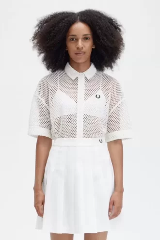Camisa de mujer de punto abierto