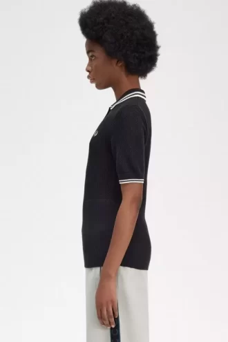 Camisa de mujer de punto abierto