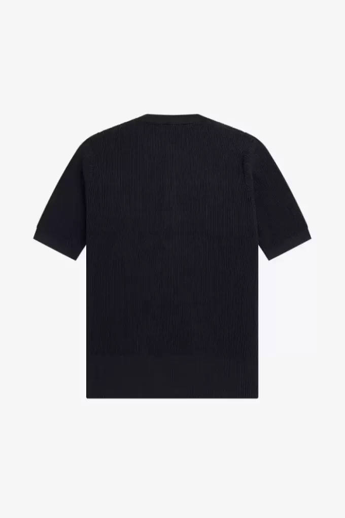 Camisa de punto acanalado para hombre