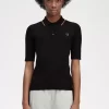 Camisa de punto acanalado para mujer Camisa de punto acanalado para mujer