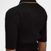 Camisa de punto acanalado para mujer Camisa de punto acanalado para mujer