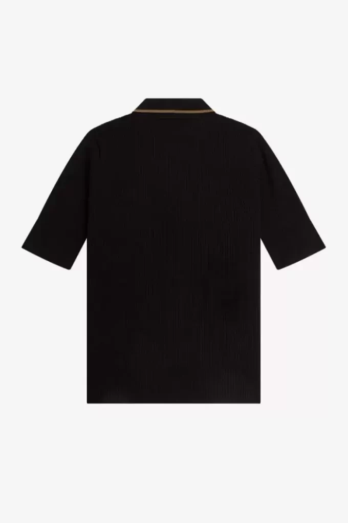 Camisa de punto acanalado para mujer Camisa de punto acanalado para mujer